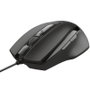 Trust Voca Ratón de Oficina Ergonómico Negro